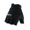 100% EXCEEDA Gel Short Finger Gloves Black - L