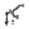 Desk mount for 2 monitors GEMBIRD MA-DA2P-01, tilting, up to 32