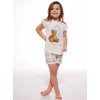 Dievčenské pyžamo Cornette Young Girl 788/105 Good Night kr/r 134-164 - Ecru / 146-152