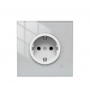 MOES Smart Wall Socket - Zigbee - EU Farba: Bílá