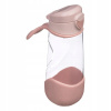 Bbox Fľaša Na Pitie tritanový pre dieťa s náustkom 450ml 12m+ na vodu Blush Crush
