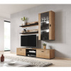 Cama Meble Obývačka SOHO 5, dub lefkas/čierna