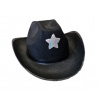 Kovbojský klobúk so striebornou hviezdou bez šnúrky