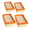 4X Filter vzduchu do vysávača KARCHER WD4 WD5 WD6 MV4 MV5 MV6 2.863-005