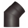 DARCO Dymovod koleno pevné 160/45, oceľ čierna