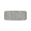 KELA Vaňová podložka KRETA PVC sivá 92 x 36 cm KL-22370