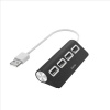 HAMA Rozbočovač USB Hama, 4 porty, USB 2.0, čierny 200119