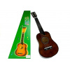 LEAN TOYS : Klasická drevená gitara s tmavohnedým odtieňom