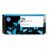HP originál ink P2V71A, HP 730, matte black, 300ml