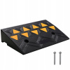 SucceBuy Progová rampa chráni 1ks Max Nosnosť do 15T 50x30x10,8CM Guma