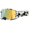 ALPINESTARS okuliare SUPERTECH CORP 2025, biela/zlatá, zrkadlové zlaté plexi