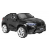 BMW X6M XXL pre 2 deti Čierne SUV + Diaľkové ovládanie + Ekokoža