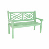 Tempo Kondela Drevená záhradná lavička, neo mint, 124 cm, FABLA