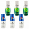 Sirup do saturátora SodaStream 3x PEPSI + 3x MOJITO