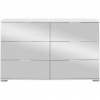 Carryhome KOMODA, biela, 130/83/41 cm - Spálňové sety - 001787046068