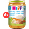 HiPP BIO Zelenina s ryžou a teľacím mäsom – 6× 220 g
