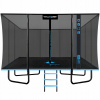 Veľká záhradná trampolína Thunder 8 * 12 FT pre deti (Záhradná trampolína 8FT*12FT Obrovská obdĺžniková bezpečnostná sieť Thunder)