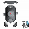 MOTOCYKLOVÝ DRŽIAK NA TELEFÓN NABÍJAČKA USB 12/24V Qi15W + PD20W