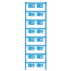Weidmüller 1025250000 SFC 3/12 MC NE BL ochranný štítok Druh montáže: prichytenie sponami Potlačiteľná plocha: 5 x 12 mm modrá Počet markerov: 80 80 ks; 1025250000