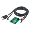 2x USB + JACK konektor Subaru