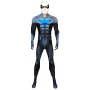 Pánsky celotelový oblek zentai, party kostým hrdina Batman XXL