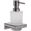 HANSGROHE AddStoris dávkovač tekutého mydla, kartáčovaný čierny chróm, 41745340