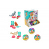 Teddies Loptička s prekvapením plast 6cm zvieratko s doplnkami mix farieb
