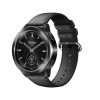 AC mobile Originálny kožený opasok na Xiaomi Watch S3 / S4 Barva: Čierna