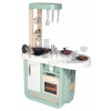Kuchynka s elektronickými funkciami Cherry Kitchen Smoby s jedálenským pultom a spotrebičmi 25 doplnkov - 96 cm výška/49 cm pult