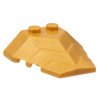 86148 Pearl Gold Wedge 4 x 4 Angular Stepped Top (Perleťově zlatý klín 4 x 4 úhlový stupňovitý)