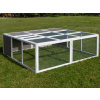 MyAnimal králikáreň MH-06 - 185,0 x 20,0 x 62,5 cm Farba: šedo/biela