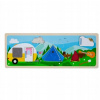 Bigjigs Toys senzorické puzzle Kempovanie v prírode