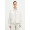Bunda adidas Originals Pinstripe H Jacket béžová farba, prechodná, JJ3476 L