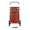 Nákupný vozík na veľkých kolieskach termo vrecko 50l Airtex 108 oranžová