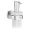 Grohe Essentials Dávkovač tekutého mydla s držiakom, supersteel 40448DC1-GR