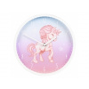Hama 186426 Magical Unicorn, detské nástenné hodiny, priemer 25 cm, tichý chod
