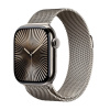 Apple Watch Series 10 GPS + Cellular 42mm Natural Titanium Case with Natural Milanese Loop (Apple Watch Series 10 GPS + Cellular 42mm Natural Titanium Case with Natural Milanese Loop)
