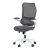 Nábytek PEGAS s.r.o. Kancelářská židle, houpací mechanismus, šedá síťovina, KA-C807 GREY