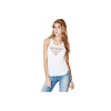 Outlet - GUESS tielko Logo Racerback Tank biele XS Biela