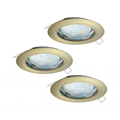 Eglo | Eglo 94238 - SADA 3x LED Podhľadové svietidlo PENETO 3xGU10-LED/3W/230V | EG94238