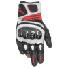 Rukavice SP X AIR CARBON V2, ALPINESTARS (čierna / biela / červená fluo, veľ. L)