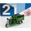 Tiny toys Drobné hračky Motocykel Taiwan Dodávka elektrickej trojkolky 1980 1:64 Zelená