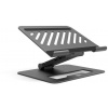 PORT CONNECT 2v1 Dokovacia stanica s nastaviteľným stojanom pre NB, USB-C, 2x4K, čierna (901108DOCK-EU)