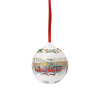 Porcelánová ozdoba na stromeček Koule, Christmas Sounds, Ø 6 cm Rosenthal (Rosenthal Hutschenreuther kolednící 2023 Renáta Fučíková)