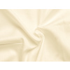 Smetanové saténové prostěradlo plachta bez gumy Rozměr: 240x230