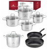 Sada hrncov - Gerlach Brava Pots 8EL + 2 Pans + 7L Pot (Sada hrncov - Gerlach Brava Pots 8EL + 2 Pans + 7L Pot)