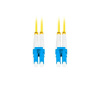 LANBERG optický patch cord SM LC/UPC-LC/UPC duplex 5m LSZH G657A1 průměr 3mm, barva žlutá FO-LULU-SD11-0050-YE