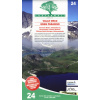 Carta n. 24. Valle Orco, Gran Paradiso. Carta dei sentieri e stradale 1:25.000. Adatto a GPS