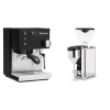 Rancilio Silvia BC, black + Rocket Espresso GIANNINO, chrome/black