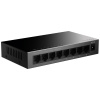 STRONG switch SW8000M/ 8x port Gigabit RJ45/ 10/100/1000 Mb/s/ 16 Gb/s/ Wi-Fi 802.3i/u/ab/x/az/ kovové šasi/ černý
